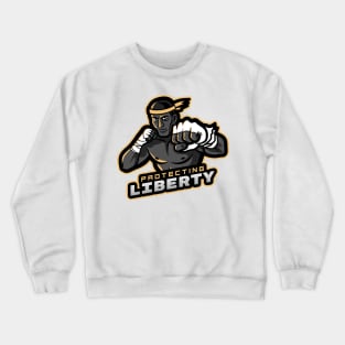 Protecting Liberty - MMA Fighter Crewneck Sweatshirt